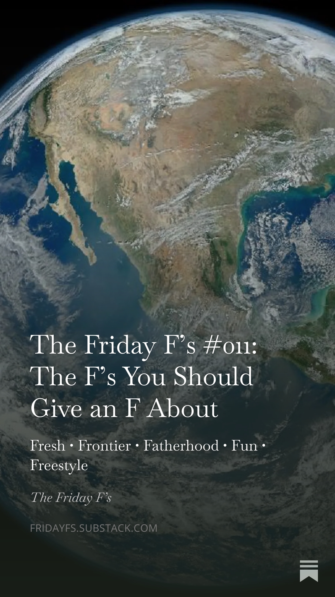 The Friday F's #011: The F's You Should Give an F About