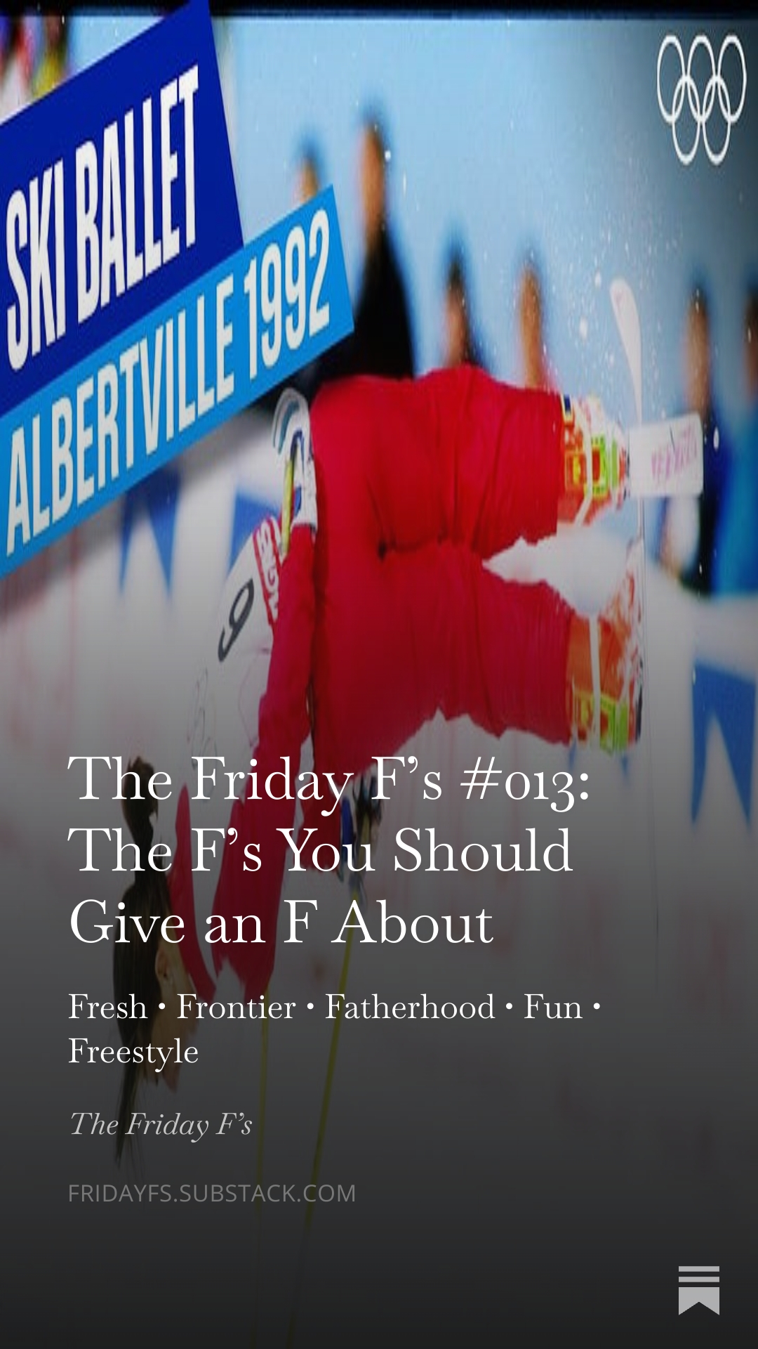The Friday F's #013: The F's You Should Give an F About