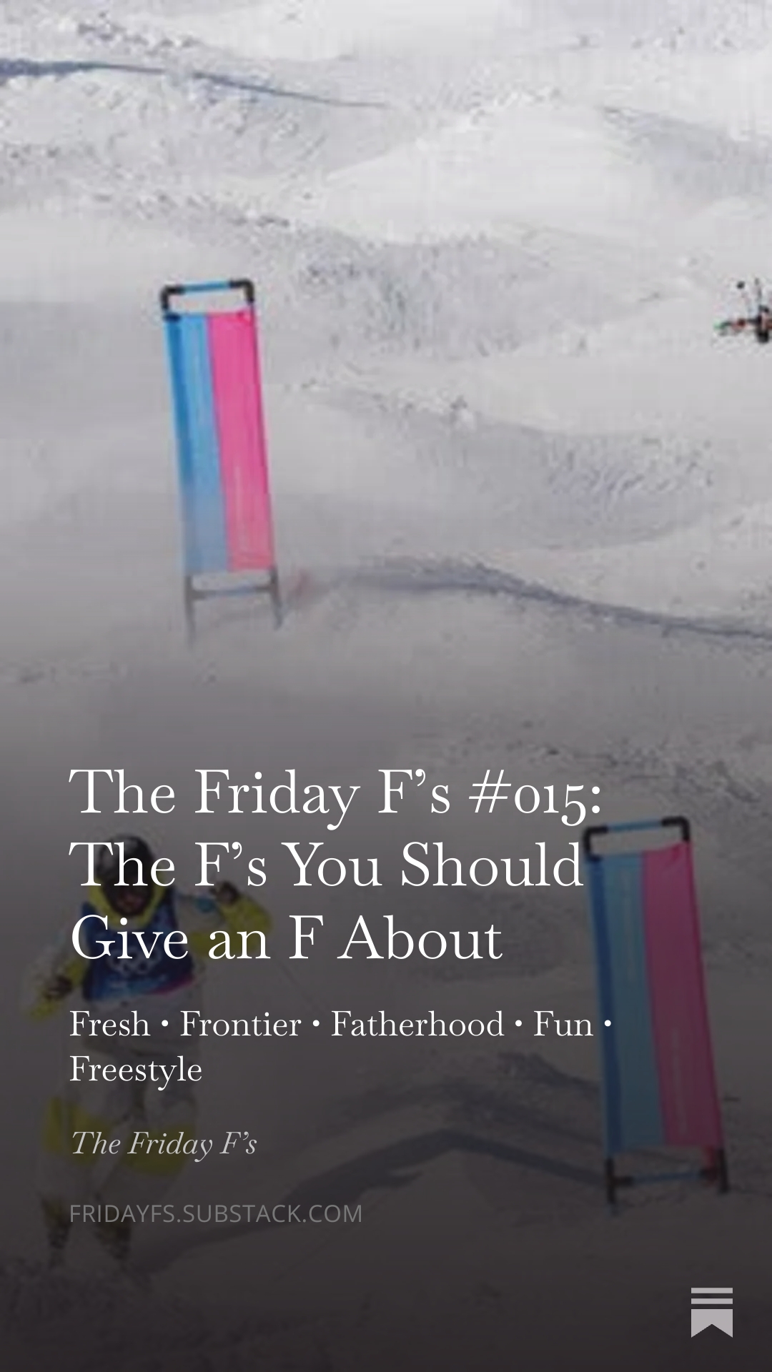 The Friday F's #015: The F's You Should Give an F About