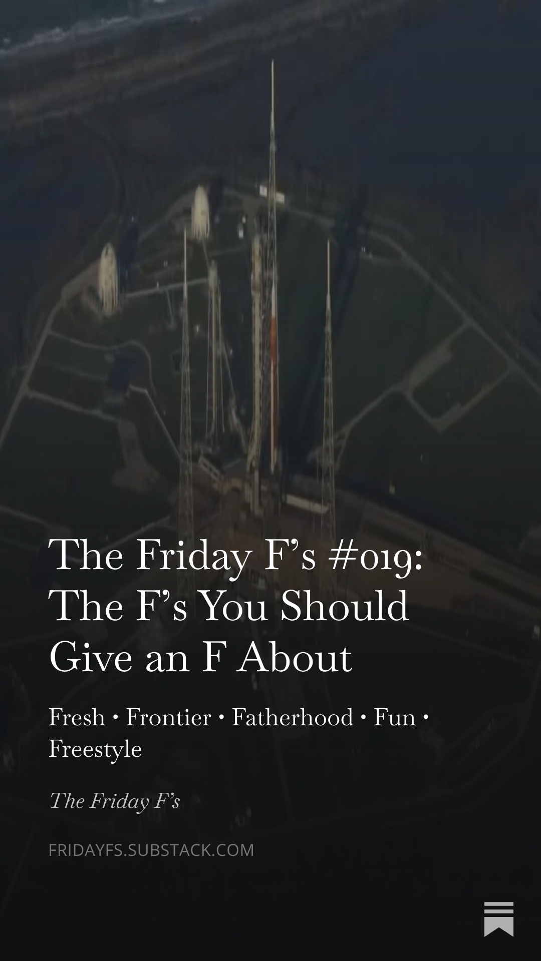 The Friday F's #019: The F's You Should Give an F About