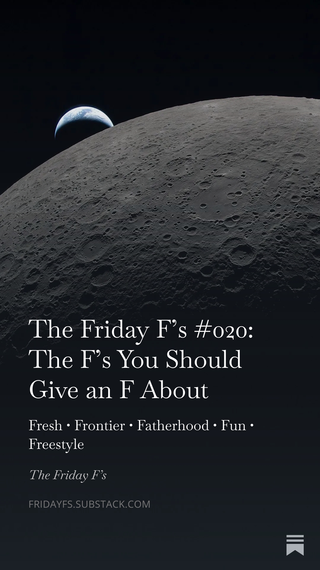 The Friday F's #020: The F's You Should Give an F About