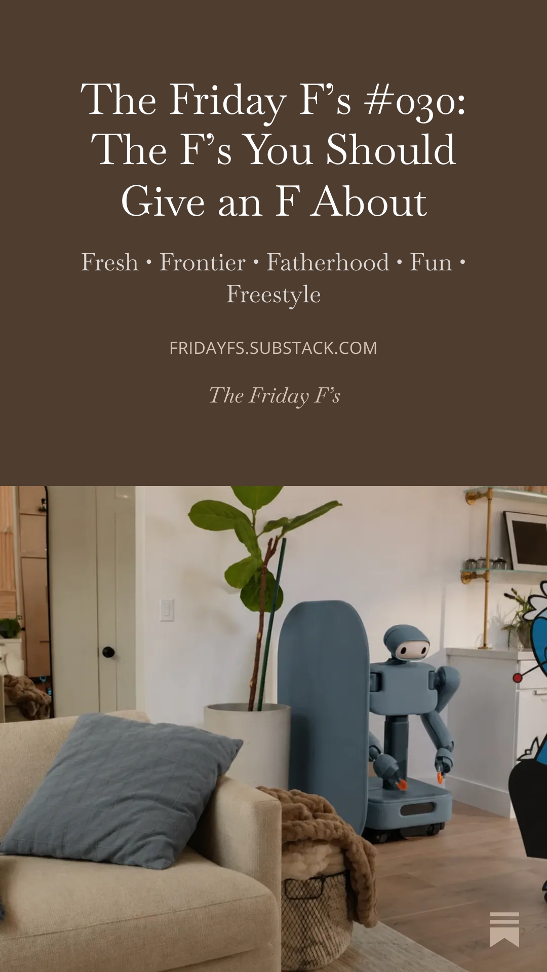 The Friday F's #030: The F's You Should Give an F About