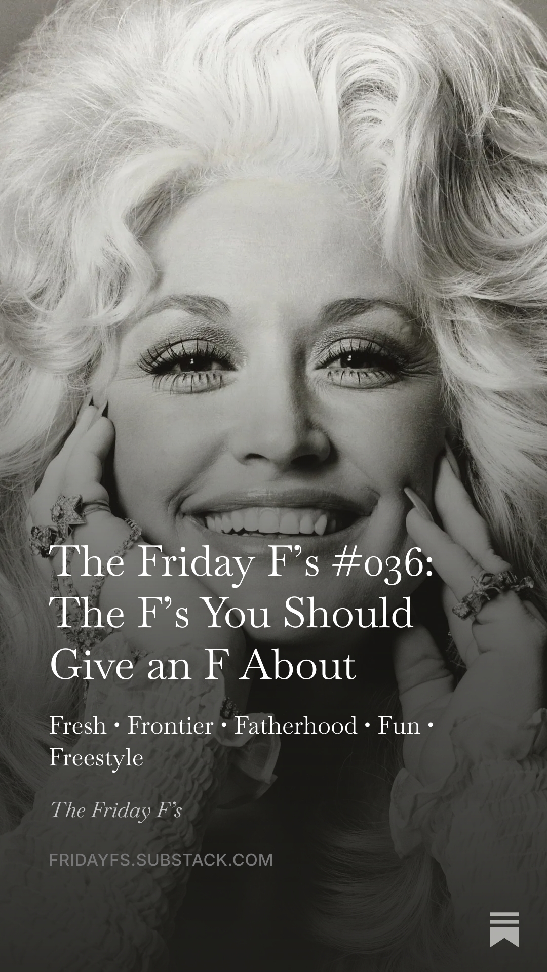 The Friday F's #036: The F's You Should Give an F About