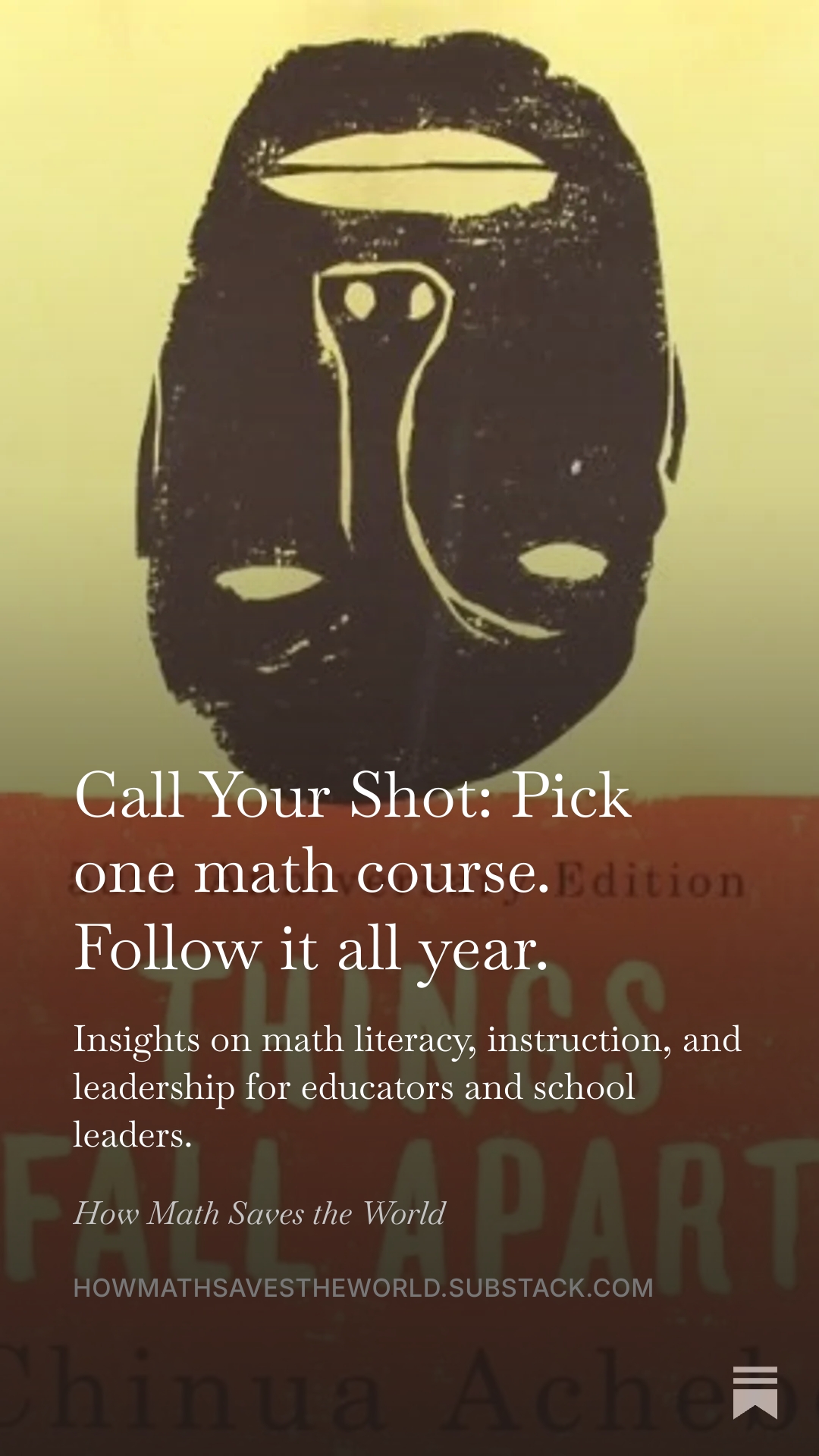 Call Your Shot: Pick One Math Course. Follow It All Year.