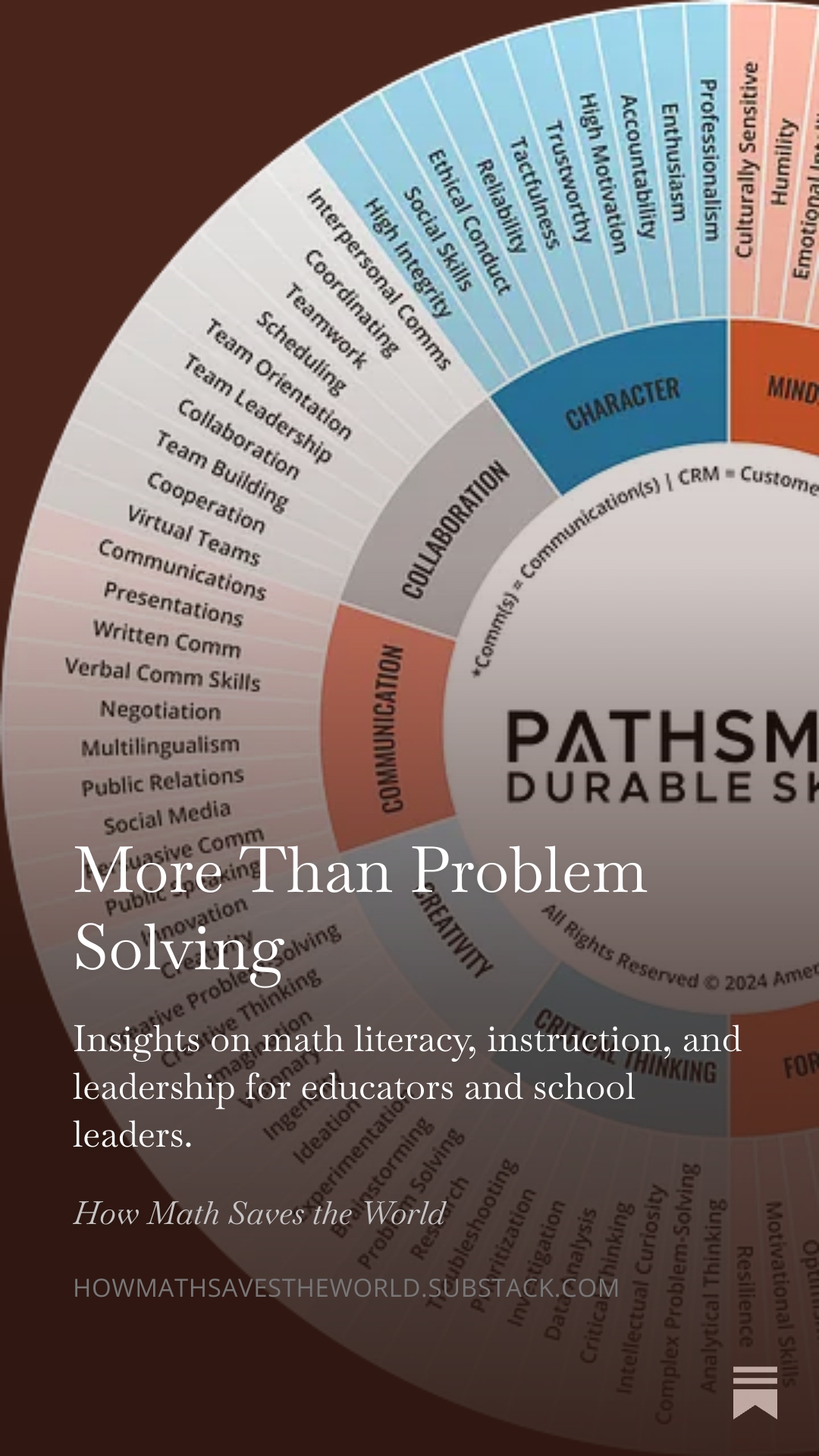 More Than Problem Solving